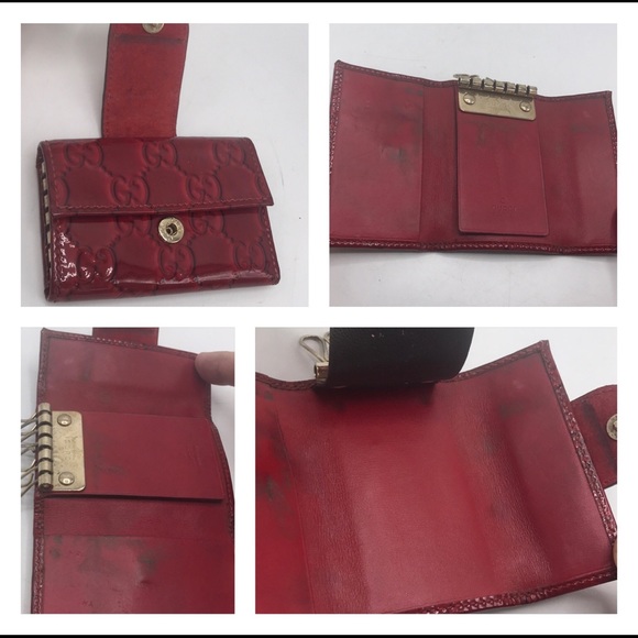 Authentic GUCCI Shima GG Logo Patent 6 Key Case - Picture 11 of 15